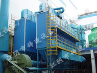 潍坊柴油机厂10t冲天炉风机反吹布袋除尘